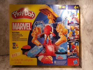 Play-Doh Marvel Iron Man Armor Maker Lab Spielset mit Iron Man Actionfigur - Bild 1 von 6