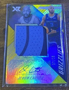 Jevon Carter 2018 Panini Chronicles XR Rookie Jumbo Swatch Auto Prime RC /25 - Picture 1 of 2