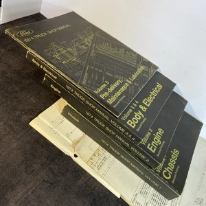 1974 Ford Truck Shop Manual Set. Volume 1-5, Including 74’ Truck Service Specs. - Picture 1 of 24