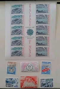 Monaco 🇲🇨 Souvenir Sheet/ Stamp Lot ** MNH - Picture 1 of 2
