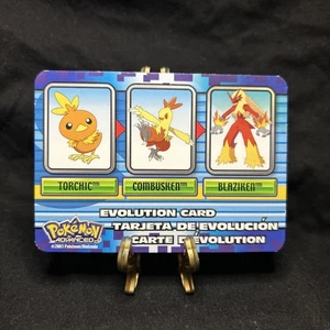 TORCHIC - COMBUSKEN - BLAZIKEN - EVOLUTION CARD - Pokemon Advanced 2003 - LP/MP - Picture 1 of 3