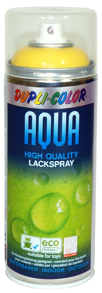 Dupli-Color Aqua LACKSPRAY schwarz 9005 Glanz 350 Ml *252549