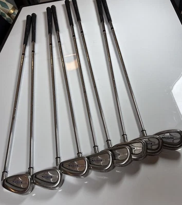 Callaway Steelhead X-14 Iron Set 4-9 , PW, SW Steel Shaft Constant Weight - Image 1 of 4