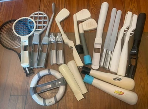 Wii Aufsätze riesiges Set mit 20 Aufsätzen - Wii Golf, Tennis, Baseball usw. - Bild 1 von 1
