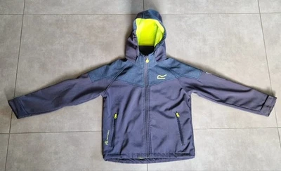 Regatta Great Outdoors Softshell-/Steppjacke Gr. 140 Jungen Boy grau neongrün - Bild 1 von 4