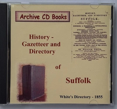 White's Directory of Suffolk 1855 - Archiv CD Bücher - hochwertiger Scan - Bild 1 von 4