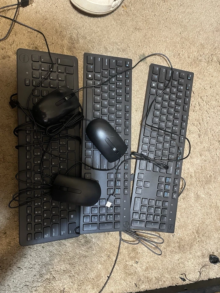 Dell Keyboard And Mouse Lot - Image 1 of 1