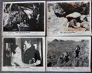 LOT OF 4 ORIGINAL LOBBY CARDS THE ADVENTURES Dennis Price, Jack Hawkins - Bild 1 von 1