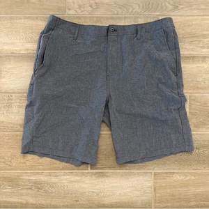 Volcom Mens Shorts Surf And Turf Blue 4way Stretch Size 38 - Picture 1 of 6
