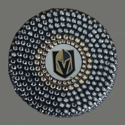 Golden Knights Swarovski Crystal Studded Puck. Retail $400  - Image 1 of 2