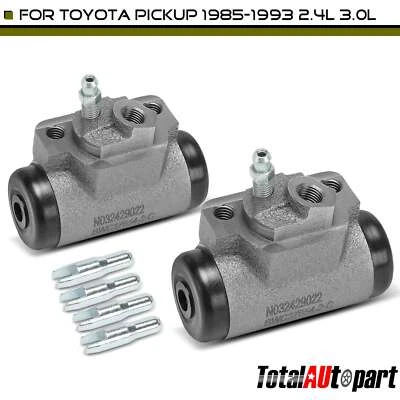 2x Brake Wheel Cylinder for Toyota Pickup 1985 1986 1987-1993 Rear Left & Right - Image 1 of 4