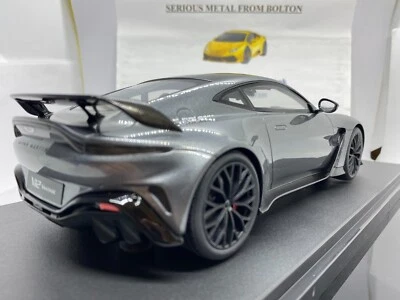 GT SPIRIT GT443 2023 ASTON MARTIN V12 VANTAGE MAGNETIC SILVER L/E 1:18 - Image 1 of 4