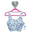 NWT MARIKA Size L Layla Long Line Sports Bra Work Out Athletic Top SNOW Leopard