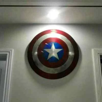 24" Uni Captain America’s Shield Metal MCU Captain America Shield Movie Prop - Image 1 of 3