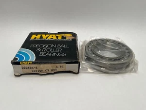 Hyatt 22215KC3W33 Spherical Bearing 75x130x31 mm 22215-K-C3-W33 - Picture 1 of 6