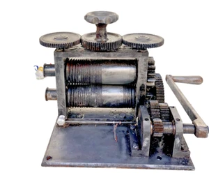 150 MM combination MANUAL Rolling Mill USED SIDE ROLL UNKNOWN BRAND - Picture 1 of 7