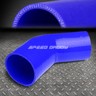 Find Universal Blue 3'' 3.0" 3 Ply 45 Degree Silicone Hose Coupler 76MM Turbo Intake In Super - Foto 2
