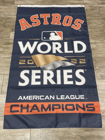 Houston Astros 2022 WORLD SERIES CHAMPIONS  Banner New 3x5FT MLB WS H-TOWN Cover