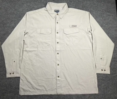 Bimini Flats V Men's Long Sleeve Shirt Featuring BloodGuard Plus 2XL Antarctica - Image 1 of 4