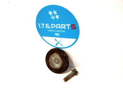 Jaguar XJ6 XJS Dayton Wire Wheel Spinner Center Cap Screw & Plate 80-87 - Image 1 of 3