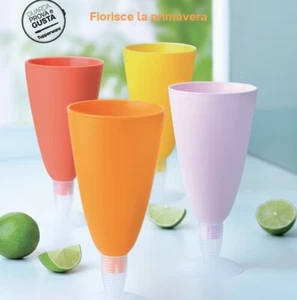 Set 4 Bicchieri Cocktail Tupperware - Foto 1 di 1
