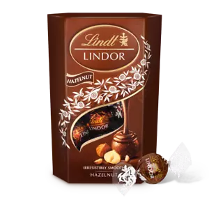 🍬 LINDT LINDOR - 200G - HAZELNUT PRALINES SWISS MILK CHOCOLATE CANDY EXCELLENCE - Picture 1 of 3