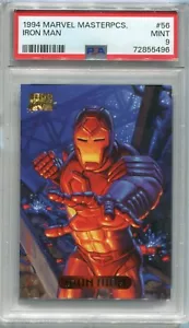 Marvel Masterpieces Iron Man Ironman 1994 #56 graduado PSA 9 como nuevo Avengers - Imagen 1 de 1