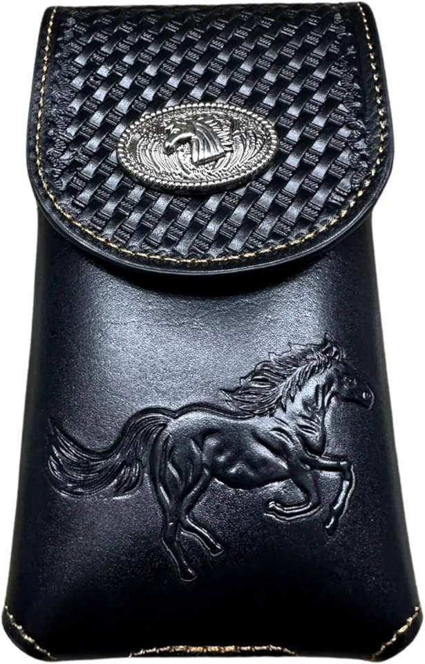 FUNDA FUNDA PARA TELÉFONO CELULAR 7" CABALLO BOLSA CINTURÓN WESTERN UNIVERSAL #EH12691 Foto 1 de 4