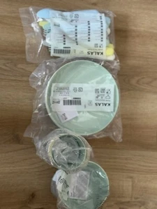 IKEA KALAS CHILDREN'S KIDS PLASTIC BOWLS PLATES MUGS CUTLERY 36 PIECE FULL SET - Picture 1 of 4