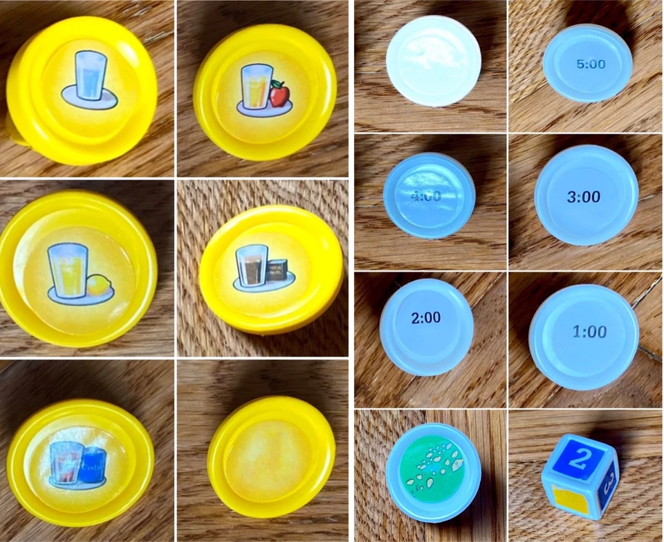 U-PICK CLUE JR. case of the Missing Cake game replacement Stands Tokens Dice Die - Image 1 of 1