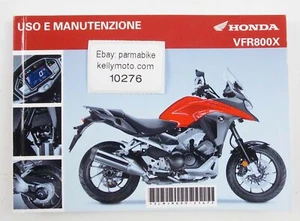 HONDA VFR800X USE MAINTENANCE OWNER BOOK MANUAL ITALIAN 137 PAGES - Picture 1 of 2