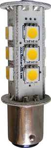 Dr. Bombilla LED 12V roja de doble contacto bayoneta BA15D marina - Imagen 1 de 2