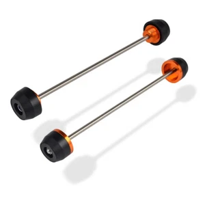 2 x Wheel Axle Fork Crash Sliders Guard For KTM 1290 Super Adventure R S 2017-21 - Picture 1 of 9