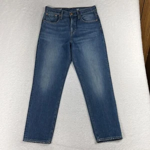 J Crew Slouchy Boyfriend Jeans Women’s Size 27 (31x28) Straight Leg Med Wash EUC - Picture 1 of 10