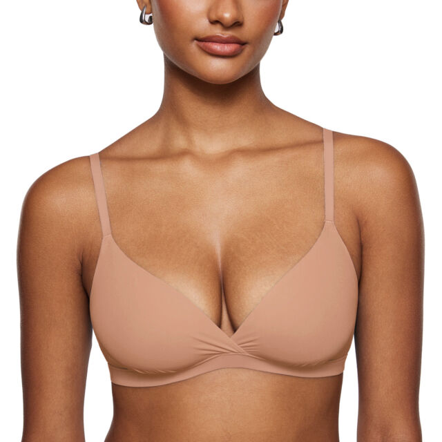 Brown Solid M Bras & Bra Sets for Women for sale