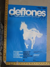  2001 Rock Roll Concert Poster Deftones White Pony Berlin Hamburg Offenbach
