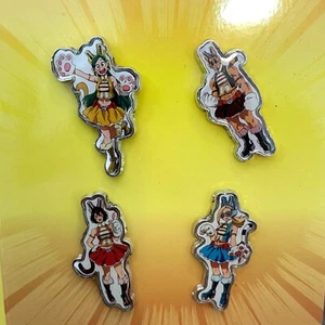BNHA My Hero Academia Culturefly Exclusive Wild Wild Pussycats Lapel Pin Set /4 - Picture 1 of 4