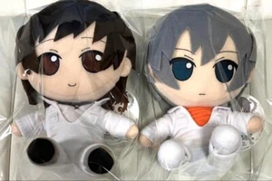 NITRO CHiRAL Togainu no Chi Akira Keisuke White Jumpsuit Plush Set of 2 Rare New - Picture 1 of 5