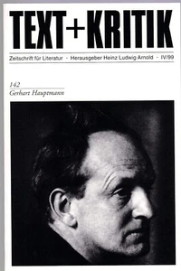 Gerhart Hauptmann (TEXT+KRITIK 142) Heinz Ludwig Arnold - Imagen 1 de 1