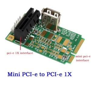 Mini PCIe To PCI express 1x slot adapter riser card PCI-e test tool Power Supply - Picture 1 of 6