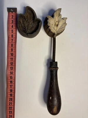 outils anciens Fleuriste .fer a Gaufrer Bronze Et Laiton. Très Rare 19eme Siècle - Photo 1/2