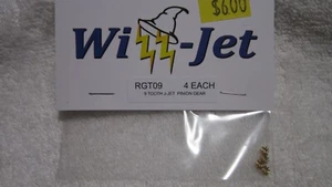 WIZZARD RGT09 9 TOOTH J-JET PINION GEAR 4 PER PACK - Picture 1 of 2