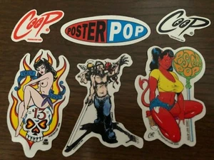 Coop Kozik Almera Forbes Poster Pop Vintage Die-Cut Vinyl Stickers Devil Girl 4 - Imagen 1 de 6