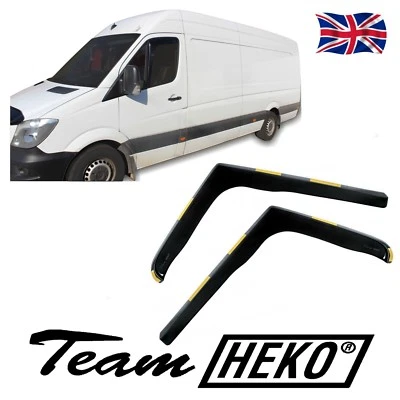 Heko Wind Deflectors For VW Crafter 2006-2017 2PC Tinted - Image 1 of 4