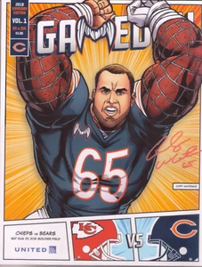 Cody Whitehair Firmado Autografiado Chicago Bears 2018 Game Day Program vs KC - Imagen 1 de 1