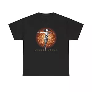 Wonder Woman Spinning Heavy Cotton Tee, 70s Classic TV Show, TV Series Fan Gift - Picture 1 of 11