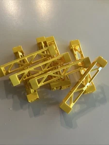LEGO Lote de 8 Vigas de Soporte - Parte 95347 (2 x 2 x 10) Amarillo - Imagen 1 de 1