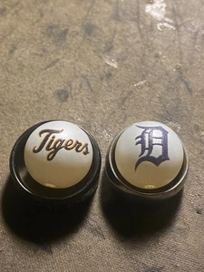 Detroit Tigers 16mm Acrylic Beads for Jewelry Making DIY Pen Keychain 1 pc - Picture 1 of 1