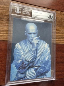 ARNOLD SCHWARZENEGGER SIGNED 5X7 PHOTO BATMAN MR. FREEZE ENCAPSULATED BECKETT - Picture 1 of 2