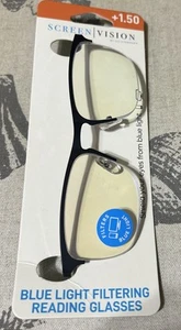 ICU Eyewear Screen Vision Filter Blue Light Reading Glasses +1.50 - Picture 1 of 3